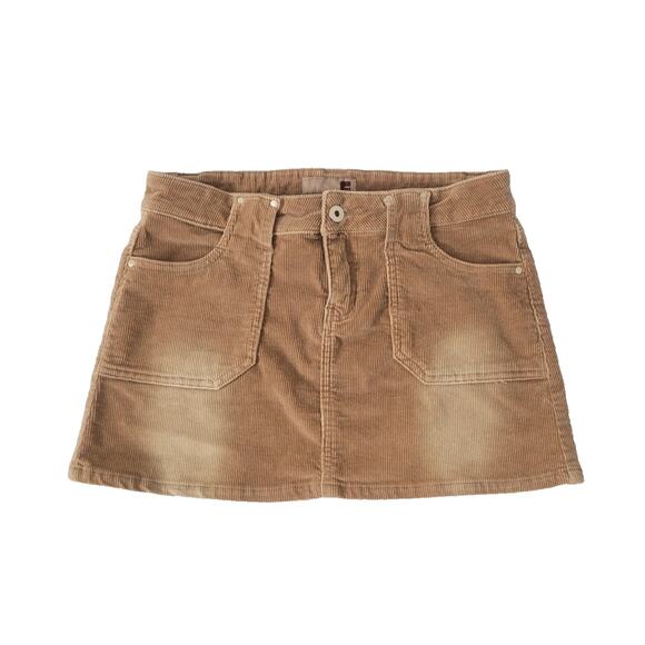 Forever 21 Dresses & Skirts - Vintage Y2k Forever 21 Corduroy Stonewashed Micro Skirt Sz M Boho Forest Fairy